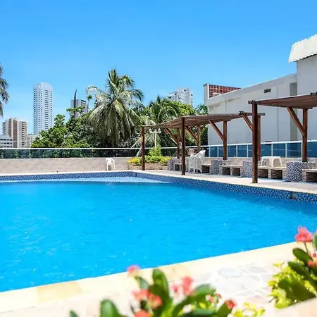 Hermoso Vista Al Mar El Laguito Apartamento Cartagena